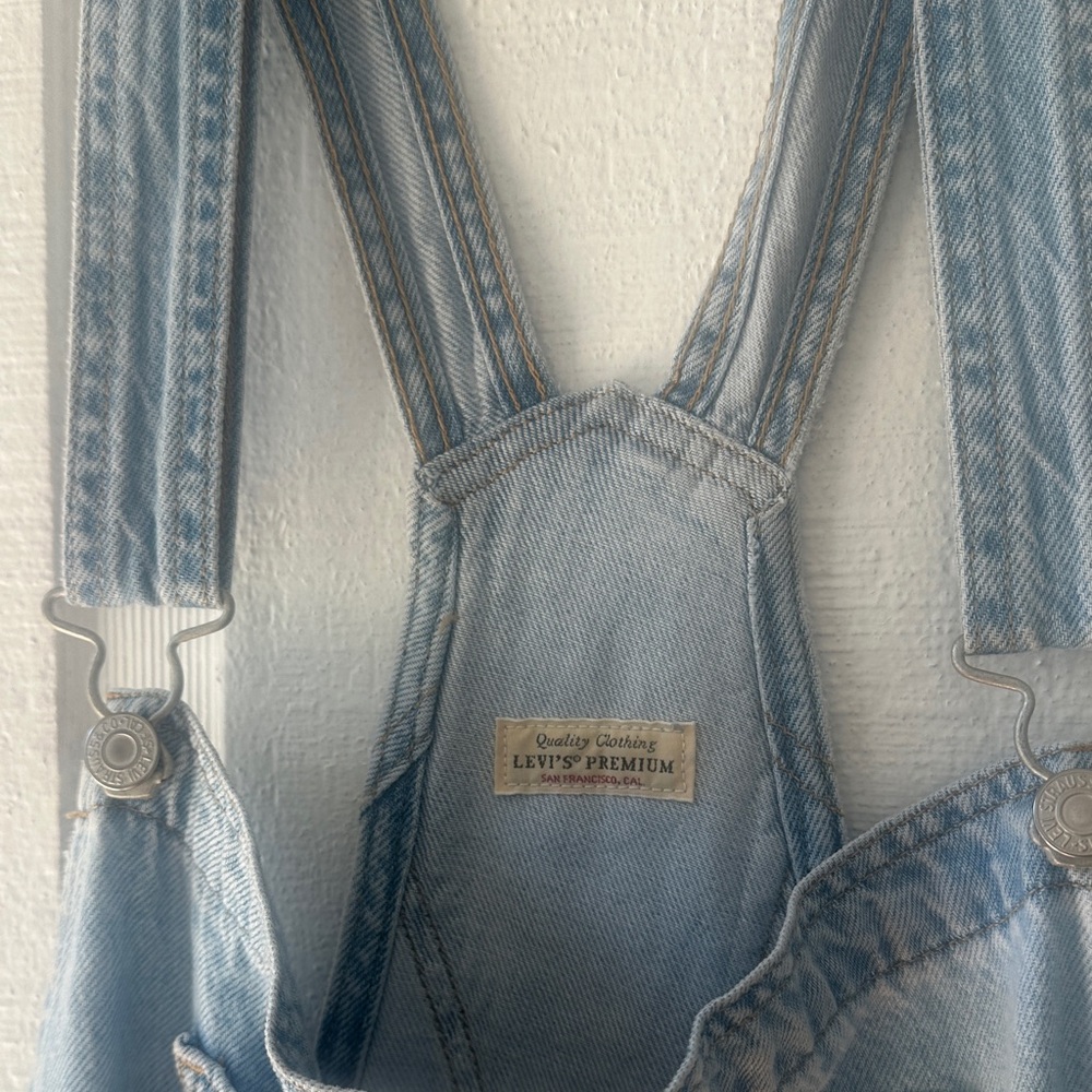 Levi Strauss Light Blue Denim Overalls - Picture 2 of 10